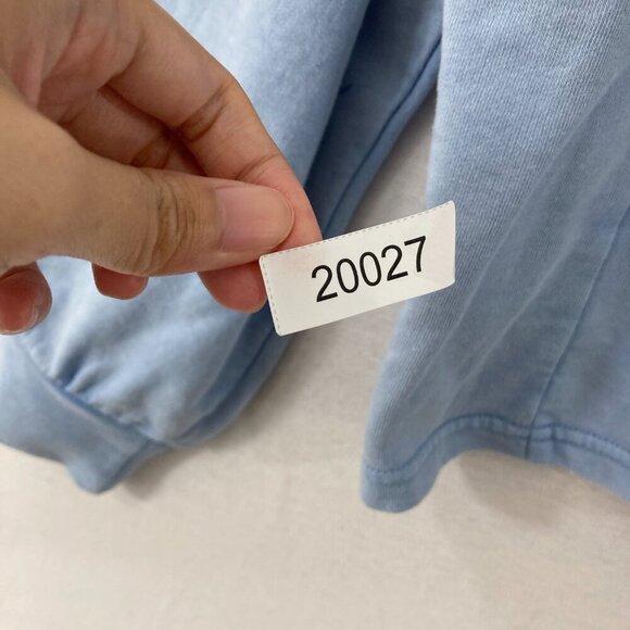 New Wonderly Blue Haze Hoodie Long Sleeve Sweatshirt XL Relaxed Athleisure - Picture 10 of 10